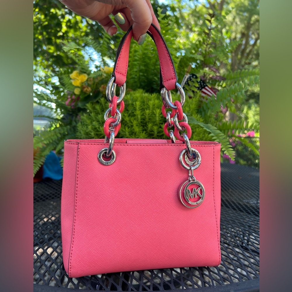 Michael Kors - Cynthia Extra Small Saffiano Leather Satchel